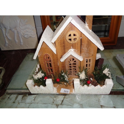 363 - Wooden Christmas Cottage