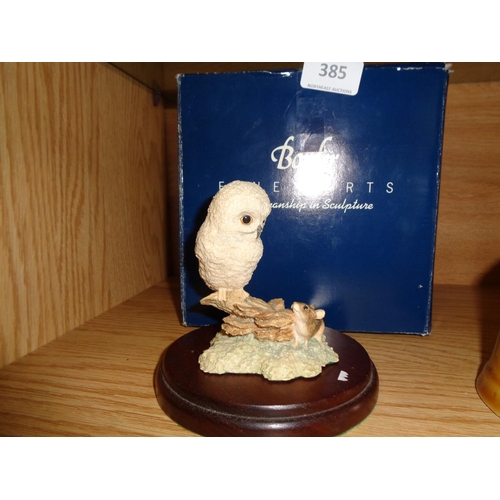 385 - Border Fine Arts Owl Figurine