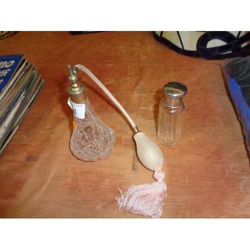 101 - Crystal Atomiser and Vintage Perfume Bottle