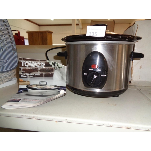 135 - Small 3.5 Litre Stainless Steel Slow Cooker