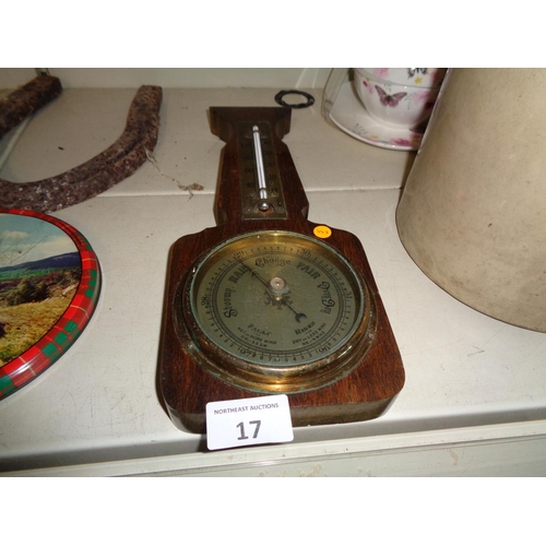 17 - Vintage Barometer (1ft)