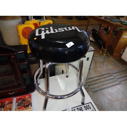 24 - Original Gibson Swivel Stool