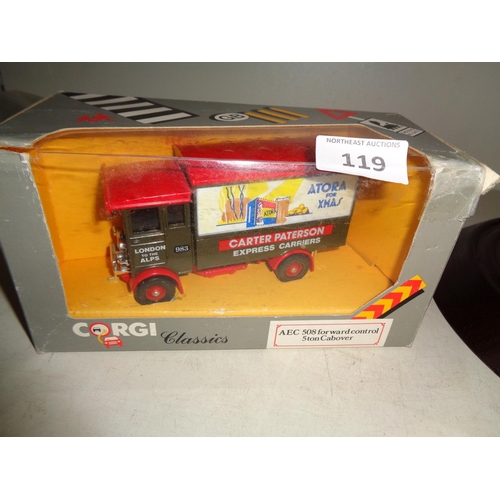 119 - Corgi Express Carrier Model Van