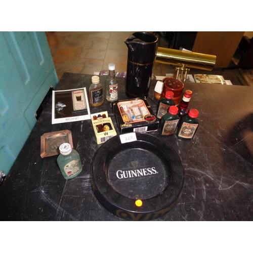 129 - Lot of Pub Display Items (including pub water jug)