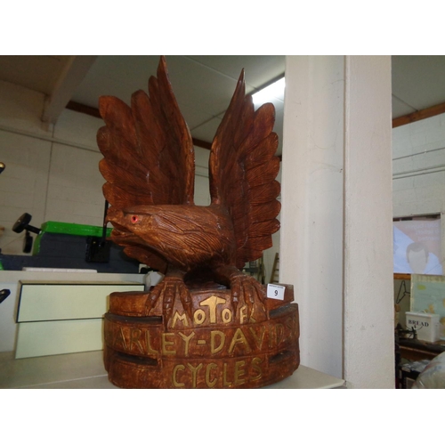 9 - Harley Davidson Carved Eagle (21