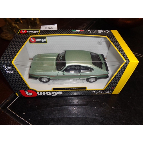 294 - Ford Capri 1982 Model (Scale 1:24)