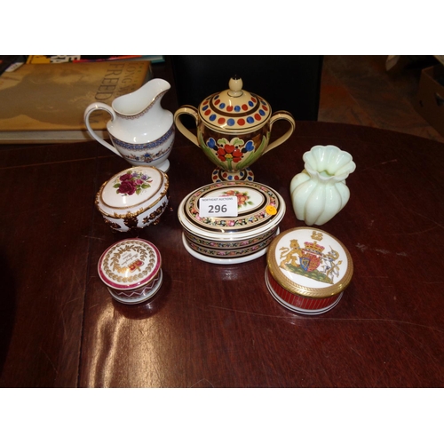 296 - Trinket Boxes & Other Collectibles