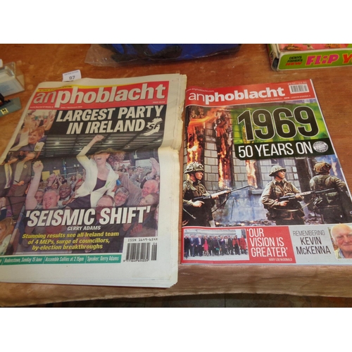 97 - 2 Collectible An Phoblacht Magazines