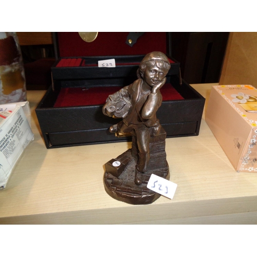 523 - Bronze Style Figure(Paperboy)