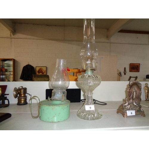 9 - 2 Vintage Oil Lamps