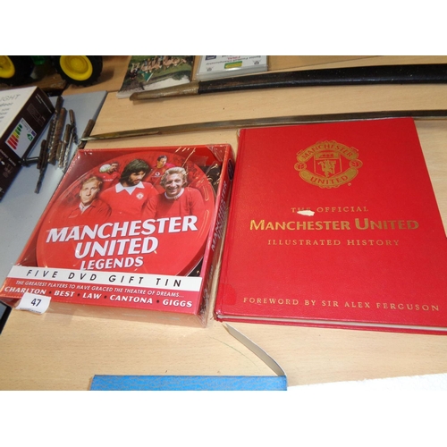 47 - Man Utd DVD Set & Illustrated History