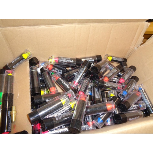 467 - Box of paint glow UV lipstick