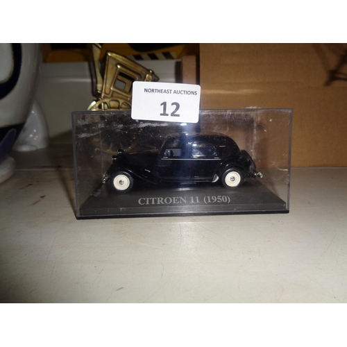 12 - 1950s Citroen 2 Model Car