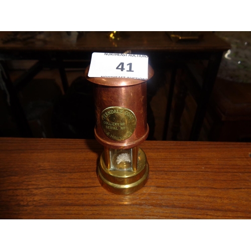 41 - Small Ornamental Miners Lamp (5