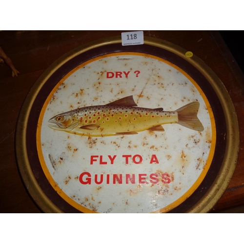 118 - Old Guinness 1970s Pub Tray