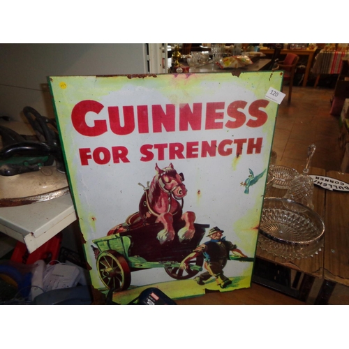 120 - Guinness Tin Sign (17