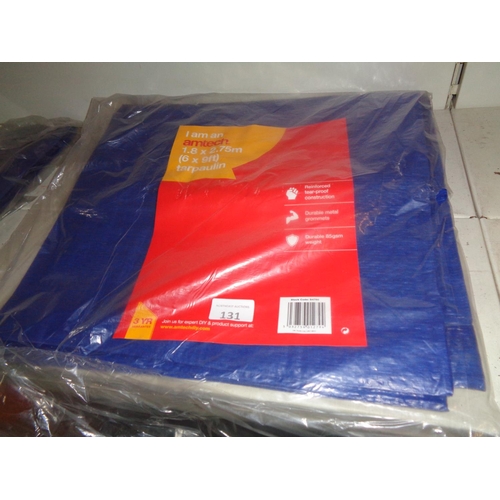 131 - 6ft x 9ft Tarpaulin