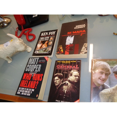 70 - Irish Drug & Crime Books x 4