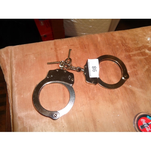 98 - Set of Handcuffs with Keys