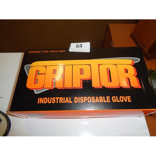 64 - Box of Disposable Gloves