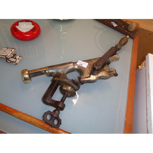 68 - Large Hotel Counter Corkscrew (immaculate condition)