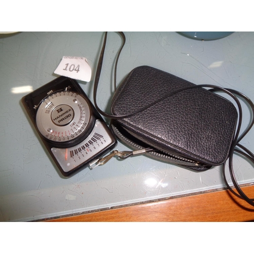 104 - Hanimex PR130 Light Meter