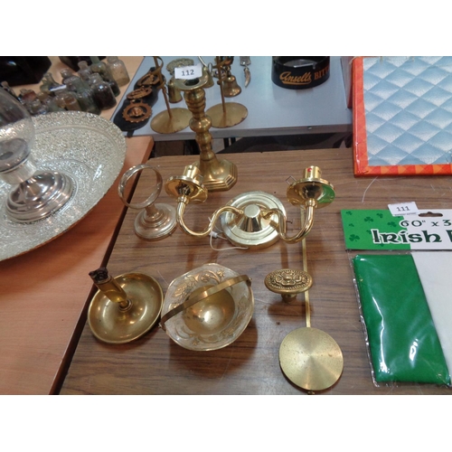 112 - Lot of Brass Items