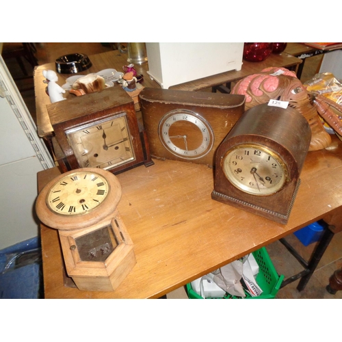 125 - 4 Vintage Clocks for Restoring