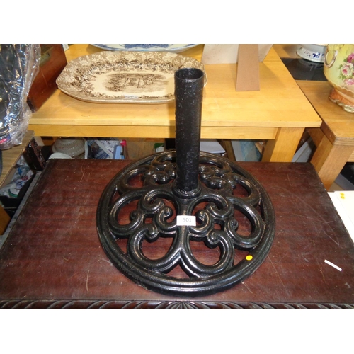 501 - Cast Iron Parasol Base