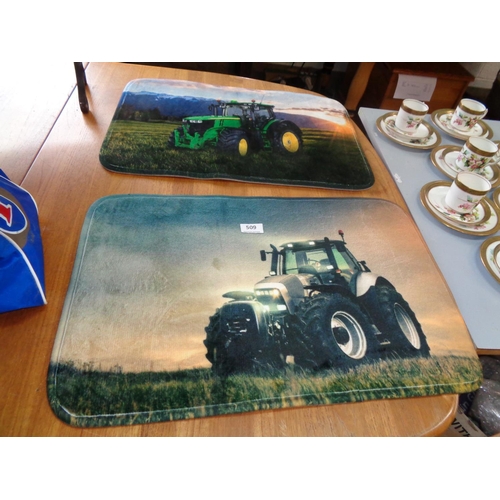 509 - 2 Tractor Mats