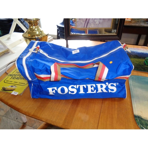 513 - Vintage Fosters Holdall