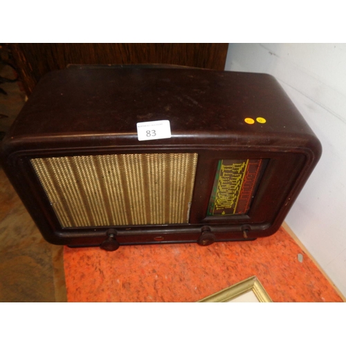 83 - Vintage Radio for Restoration