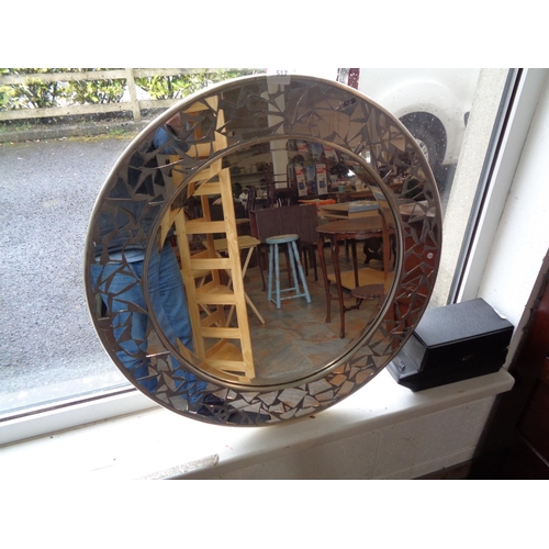 517 - Decorative Round Mirror (26