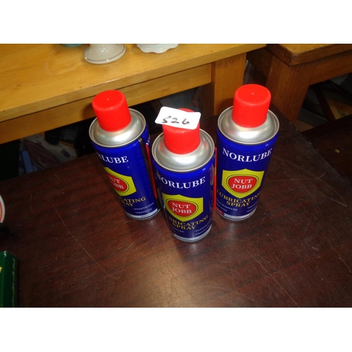 526 - 3 Cans of 500ml Release Spray