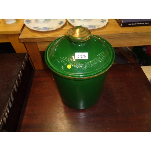 527 - Large Ceramic Bread Bin (sd to lid)