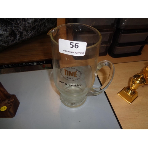 56 - Vintage Time Beer Pub Water Jug