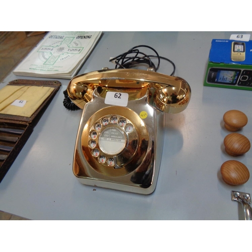 62 - Vintage Telephone (Rotary Dial)