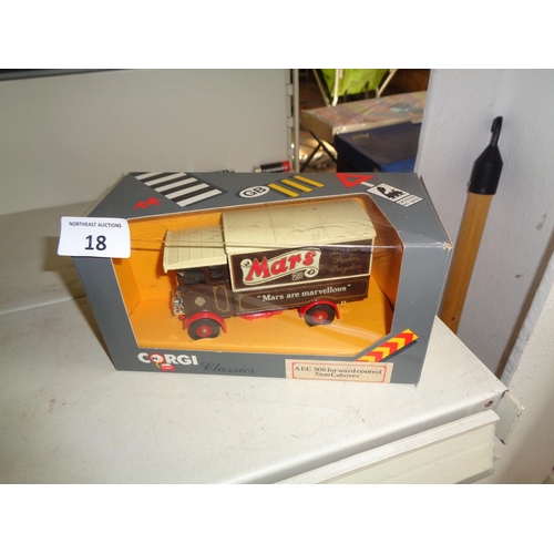 18 - Corgi Vintage Delivery Truck Model