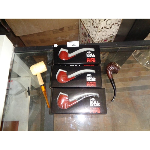 21 - New Shop Display Pipes x 5