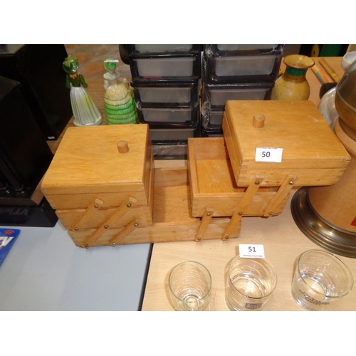50 - Vintage Sewing Box