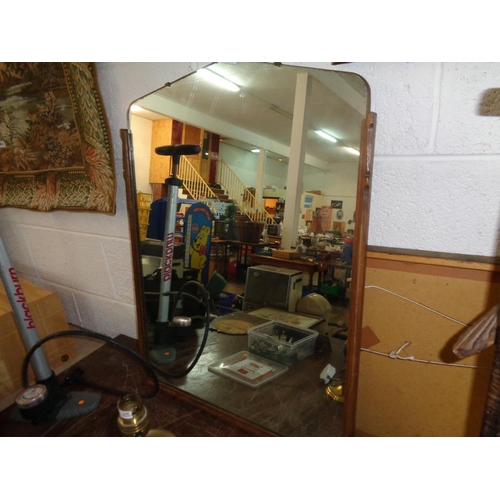 416 - Large Vintage Mirror (2ft x 29