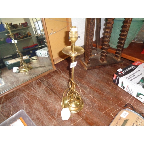 420 - Brass Table Lamp