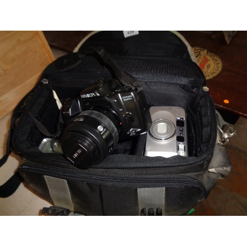 428 - Minolta Camera & Accessories