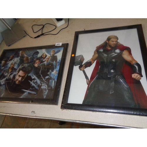 429 - Thor & X Men Prints