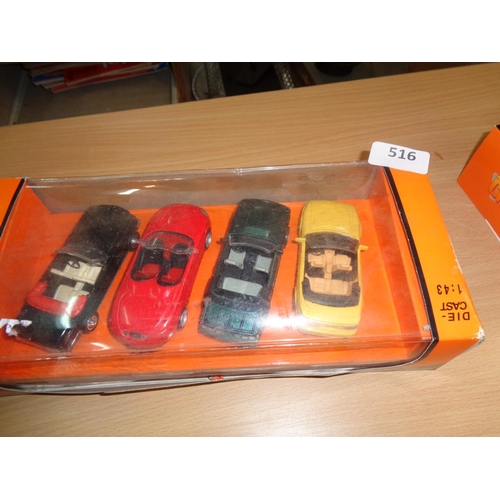 516 - Mustang Diecast Car Set