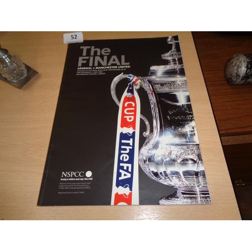 52 - FA Cup Final Man Utd v Arsenal 2005 Official Programme (immaculate)