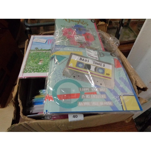 40 - Large Box of Greeting Cards