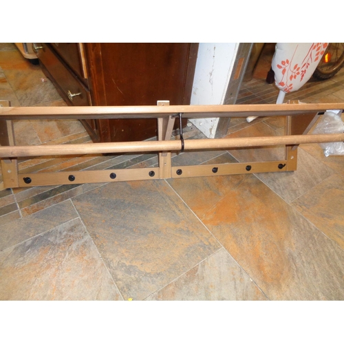 78 - Pine Shelving Unit Coat Hanger (40