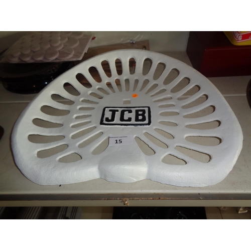 15 - JCB Cast Iron Seat