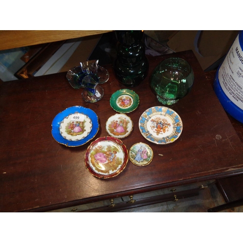 499 - Lot of Limoges & Glass Pieces